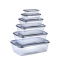Airtight Rectangular Food Storage Container with Lid
