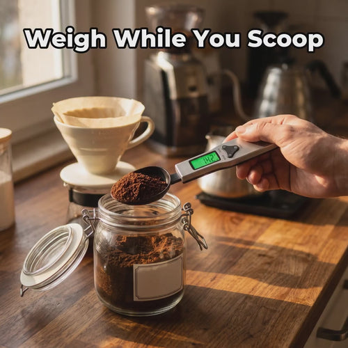 Digital spoon scale video